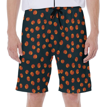 Little Pumpkin Pattern Print Men's Beach Shorts
