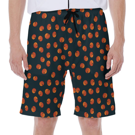 Little Pumpkin Pattern Print Men's Beach Shorts
