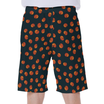 Little Pumpkin Pattern Print Men's Beach Shorts