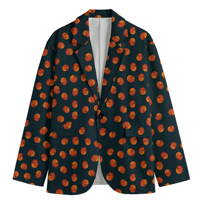 Little Pumpkin Pattern Print Men's Blazer