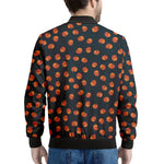 Little Pumpkin Pattern Print Men's Bomber Jacket