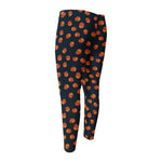 Little Pumpkin Pattern Print Men's Compression Pants