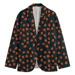 Little Pumpkin Pattern Print Men's Cotton Blazer