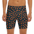 Little Pumpkin Pattern Print Men's Long Boxer Briefs