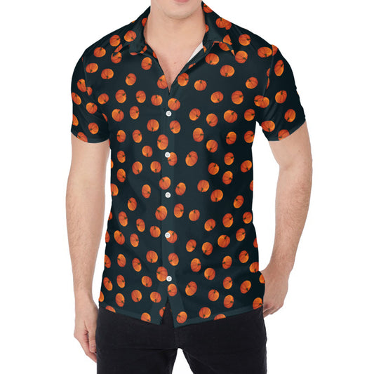 Little Pumpkin Pattern Print Men's Shirt