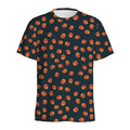 Little Pumpkin Pattern Print Men's Athletic T-Shirt
