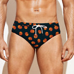Little Pumpkin Pattern Print Men's Swim Briefs