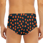 Little Pumpkin Pattern Print Men's Triangle Swim Briefs