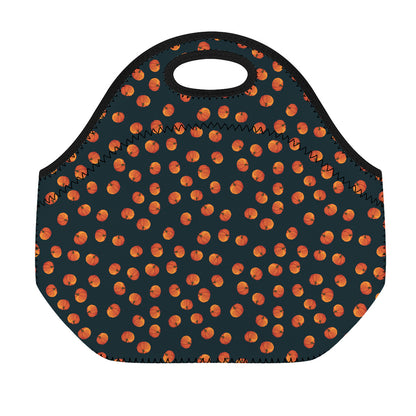 Little Pumpkin Pattern Print Neoprene Lunch Bag