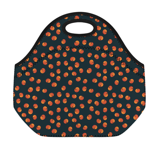 Little Pumpkin Pattern Print Neoprene Lunch Bag