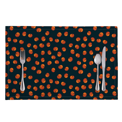 Little Pumpkin Pattern Print Placemat