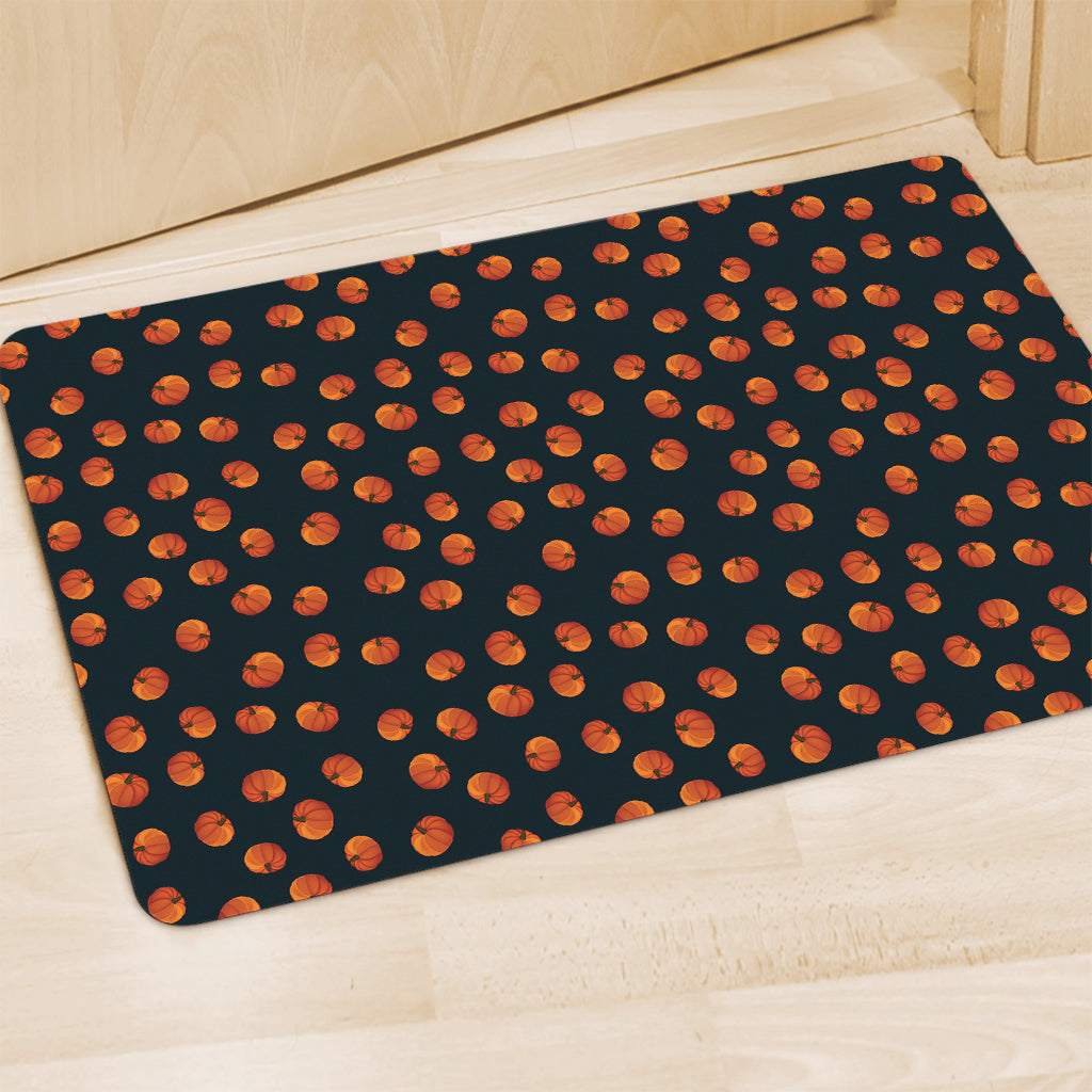 Little Pumpkin Pattern Print Polyester Doormat