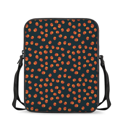 Little Pumpkin Pattern Print Rectangular Crossbody Bag