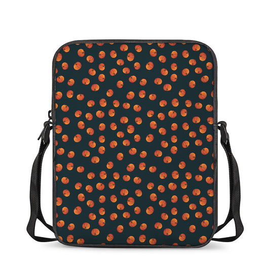 Little Pumpkin Pattern Print Rectangular Crossbody Bag