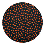 Little Pumpkin Pattern Print Round Blanket