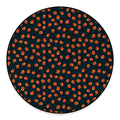 Little Pumpkin Pattern Print Round Floor Mat