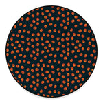 Little Pumpkin Pattern Print Round Floor Mat