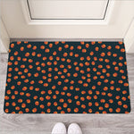 Little Pumpkin Pattern Print Rubber Doormat