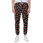 Little Pumpkin Pattern Print Scuba Joggers