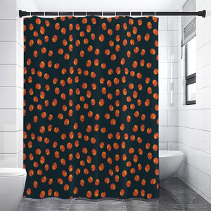 Little Pumpkin Pattern Print Shower Curtain