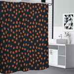 Little Pumpkin Pattern Print Shower Curtain