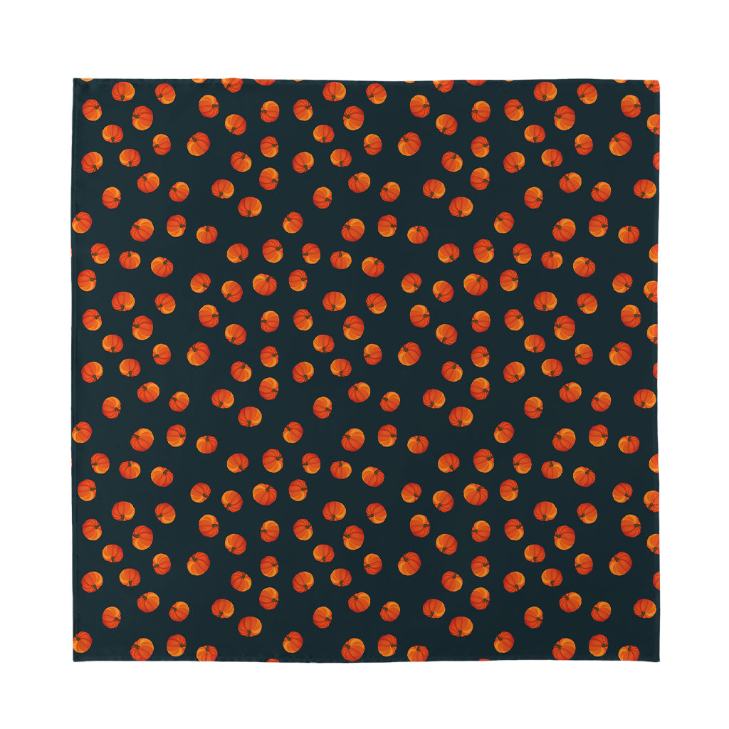 Little Pumpkin Pattern Print Silk Bandana