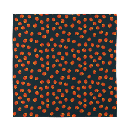 Little Pumpkin Pattern Print Silk Bandana