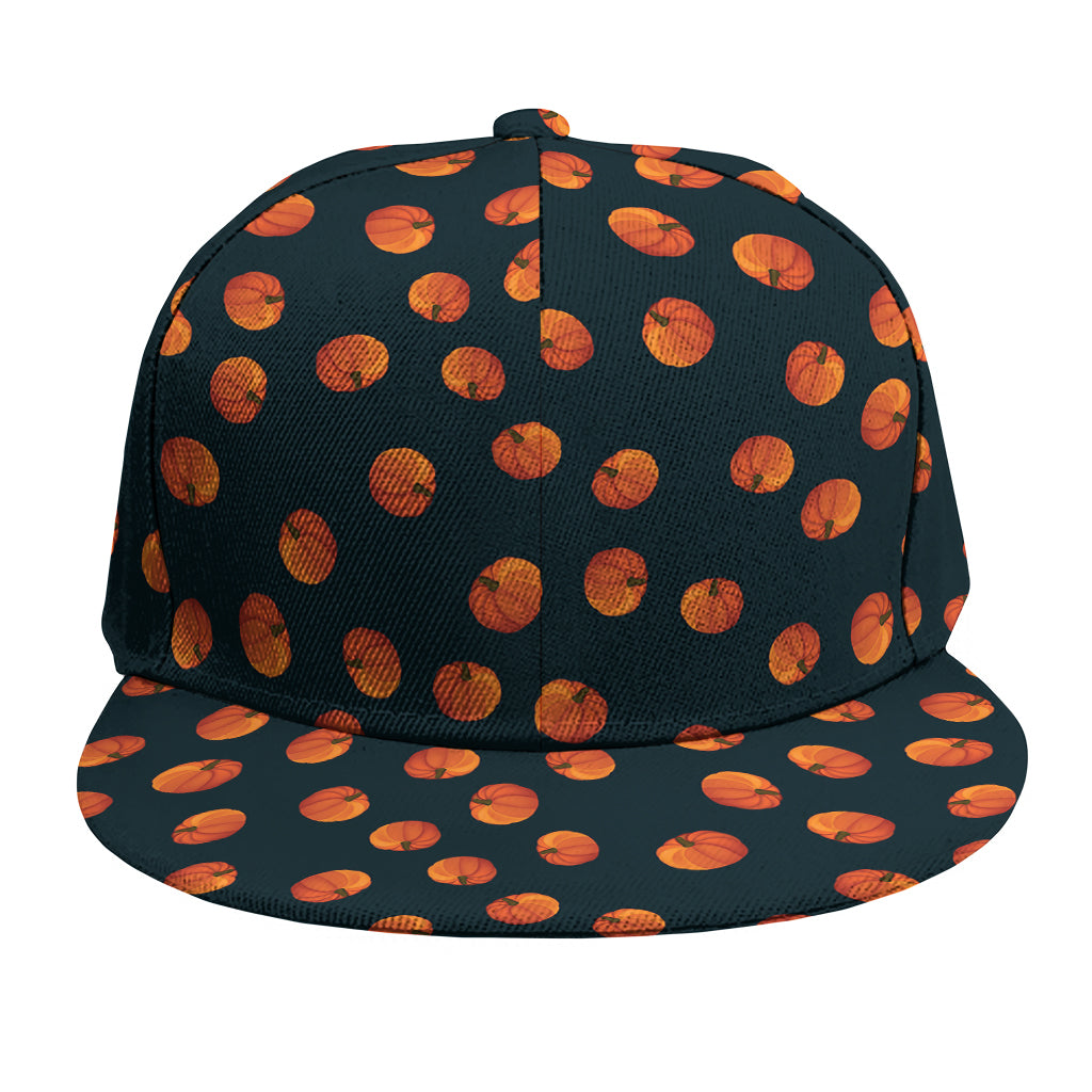Little Pumpkin Pattern Print Snapback Cap
