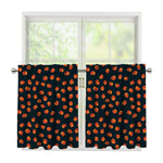 Little Pumpkin Pattern Print Tier Curtains