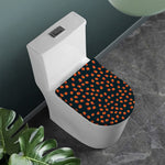 Little Pumpkin Pattern Print Toilet Lid Cover