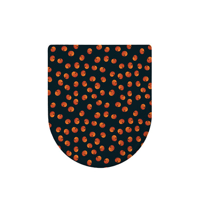 Little Pumpkin Pattern Print Toilet Lid Cover