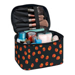 Little Pumpkin Pattern Print Travel Makeup Bag