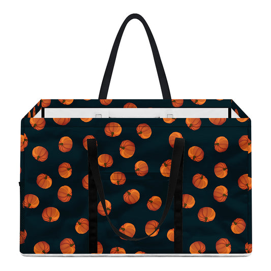 Little Pumpkin Pattern Print Utility Tote Bag