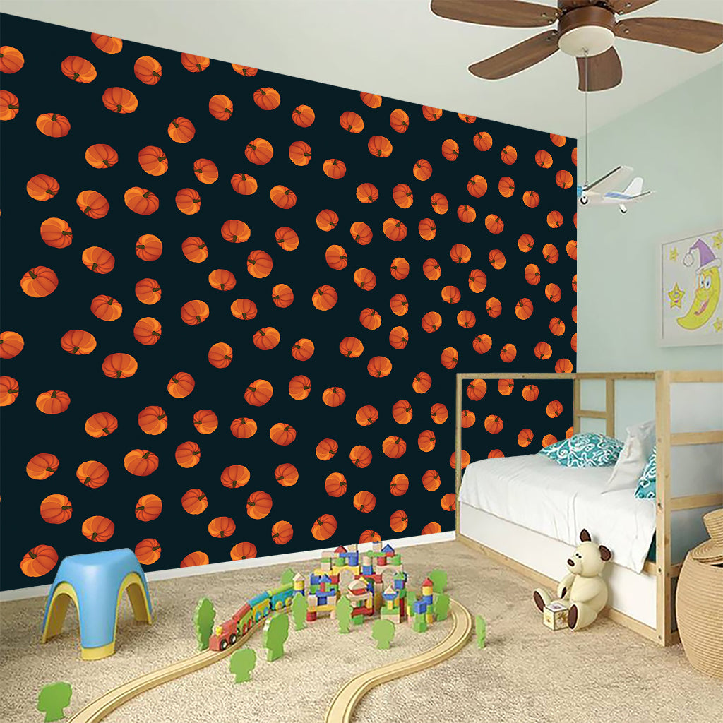 Little Pumpkin Pattern Print Wall Sticker