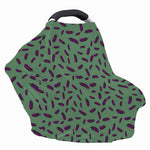 Little Purple Eggplant Pattern Print Baby Seat Cover
