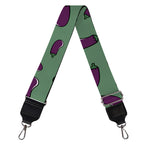 Little Purple Eggplant Pattern Print Bag Strap