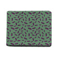Little Purple Eggplant Pattern Print Bifold Wallet