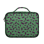 Little Purple Eggplant Pattern Print Briefcase Bible Bag
