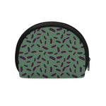 Little Purple Eggplant Pattern Print Coin Purse