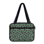 Little Purple Eggplant Pattern Print Double Strap Bible Bag