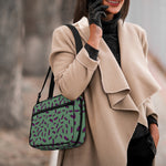 Little Purple Eggplant Pattern Print Double Strap Bible Bag