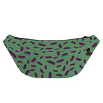 Little Purple Eggplant Pattern Print Fanny Pack