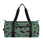Little Purple Eggplant Pattern Print Gym Bag