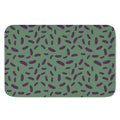 Little Purple Eggplant Pattern Print Indoor Door Mat