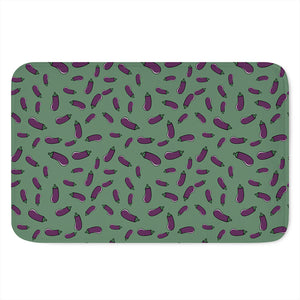 Little Purple Eggplant Pattern Print Indoor Door Mat