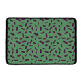Little Purple Eggplant Pattern Print Kitchen Mat