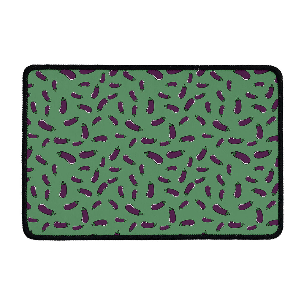 Little Purple Eggplant Pattern Print Kitchen Mat