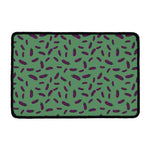 Little Purple Eggplant Pattern Print Kitchen Mat