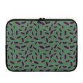 Little Purple Eggplant Pattern Print Laptop Sleeve