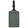 Little Purple Eggplant Pattern Print Luggage Tag